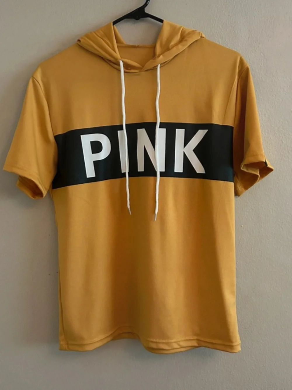 Mustard Yellow and Black Hoodie Set